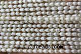 PEAR05 14 inches 3mm – 4mm white freshwater pearl beads