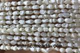 PEAR12 14 inches 4mm – 5mm white freshwater pearl beads