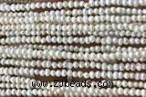 PEAR16 14 inches 3mm – 4mm white freshwater pearl beads