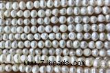 PEAR18 14 inches 5mm – 6mm white freshwater pearl beads