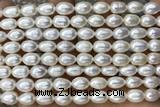 PEAR22 14 inches 7mm – 8mm white freshwater pearl beads