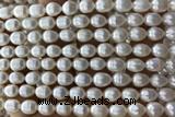 PEAR23 14 inches 7mm – 8mm white freshwater pearl beads