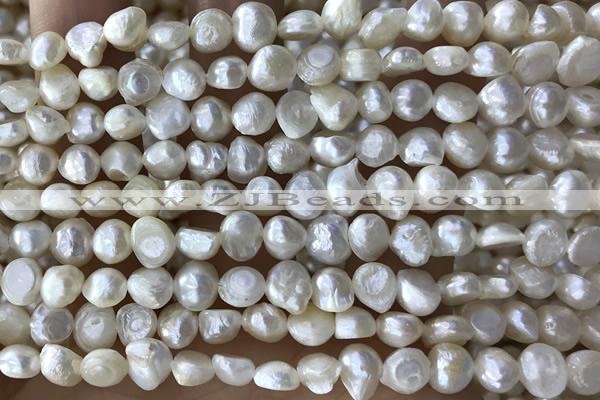 PEAR26 14 inches 6mm – 7mm white freshwater pearl beads