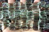 QUAR55 14 inches 13*18mm dyed crackle quartz beads