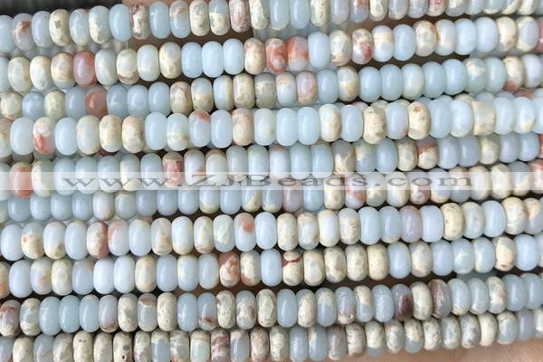 ROND166 15 inches 2*4mm rondelle synthetic sea sediment jasper beads