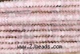 ROND167 15 inches 2*4mm rondelle rose quartz gemstone beads