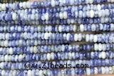 ROND170 15 inches 2*4mm rondelle blue spot stone gemstone beads