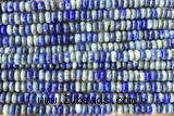 ROND171 15 inches 2*4mm rondelle lapis lazuli gemstone beads