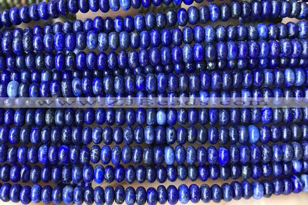 ROND172 15 inches 2*4mm rondelle dyed lapis lazuli gemstone beads