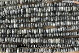 ROND182 15 inches 2*4mm rondelle black labradorite gemstone beads