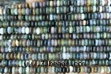 ROND185 15 inches 2*4mm rondelle indian agate gemstone beads