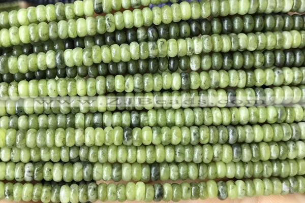 ROND191 15 inches 2*4mm rondelle jade gemstone beads