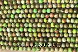 SEAS03 15 inches 4mm round dyed imperial jasper beads