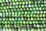 SEAS06 15 inches 4mm round dyed imperial jasper beads