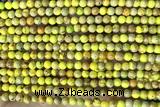 SEAS09 15 inches 4mm round dyed imperial jasper beads