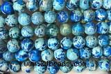 SEAS115 15 inches 10mm round dyed imperial jasper beads