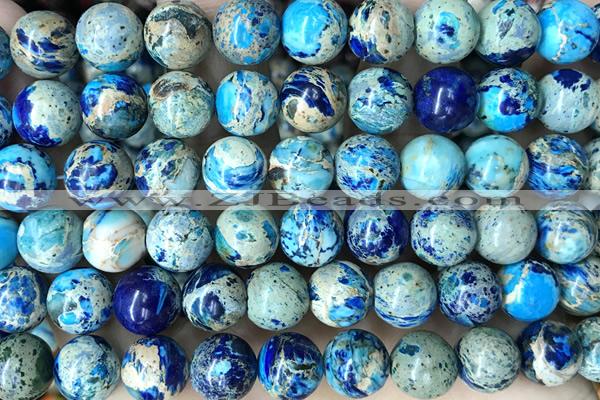 SEAS116 15 inches 10mm round dyed imperial jasper beads