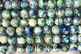 SEAS122 15 inches 10mm round dyed imperial jasper beads