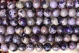 SEAS124 15 inches 10mm round dyed imperial jasper beads