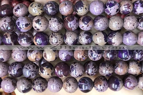 SEAS124 15 inches 10mm round dyed imperial jasper beads