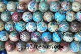 SEAS132 15 inches 12mm round dyed imperial jasper beads