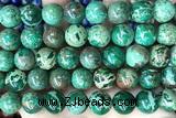 SEAS134 15 inches 12mm round dyed imperial jasper beads