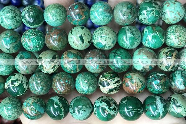 SEAS134 15 inches 12mm round dyed imperial jasper beads