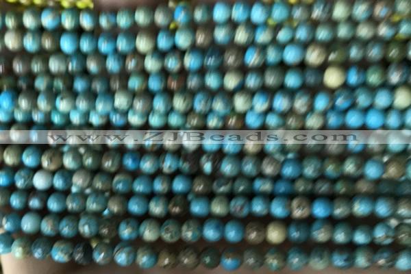 SEAS14 15 inches 4mm round dyed imperial jasper beads