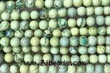 SEAS141 15 inches 6mm round natural imperial jasper beads