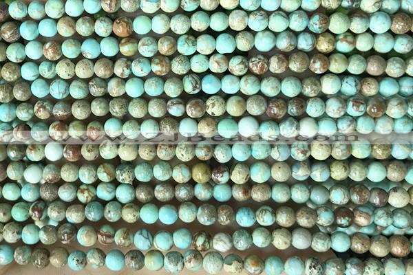 SEAS21 15 inches 4mm round dyed imperial jasper beads