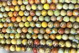 SEAS33 15 inches 6mm round dyed imperial jasper beads