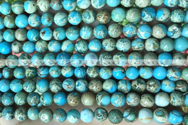 SEAS39 15 inches 6mm round dyed imperial jasper beads