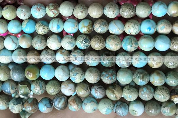 SEAS53 15 inches 6mm round dyed imperial jasper beads