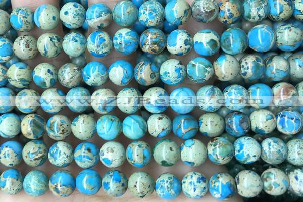 SEAS69 15 inches 8mm round dyed imperial jasper beads