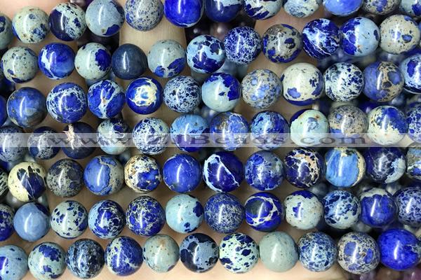 SEAS72 15 inches 8mm round dyed imperial jasper beads