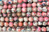 SEAS81 15 inches 8mm round dyed imperial jasper beads